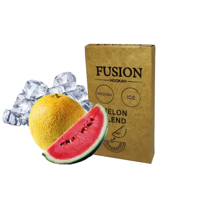 Тютюн Fusion Medium Ice Melon Blend (Диня Кавун Льод, 100 г)   20930 Фото Інтернет магазина Кальянів - Пахан