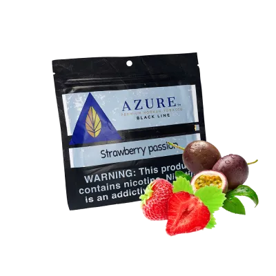 Тютюн Azure Black Strawberry passion (Полуниця маракуйя, 100 г)   9826 Фото Інтернет магазина Кальянів - Пахан