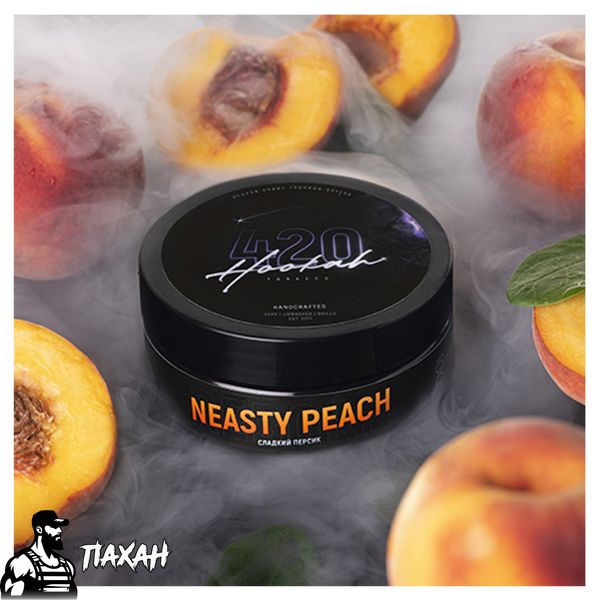 Тютюн 420 Classic Line Neasty Peach (Персик) 250 г 6558 Фото Інтернет магазина Кальянів - Пахан