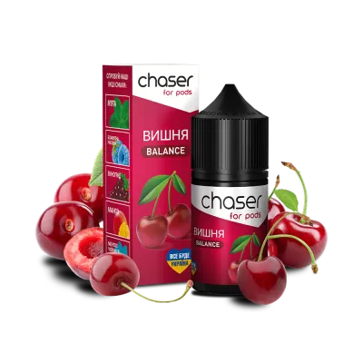 Рідина Chaser Cherry Balance (Вишня, 50 мг, 30 мл) 245622 Фото Інтернет магазина Кальянів - Пахан