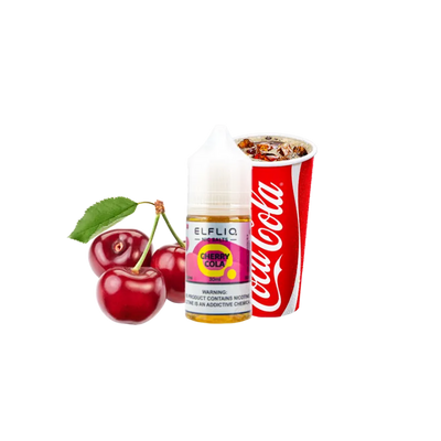 Рідина Elfliq Cherry cola (Вишнева кола, 50 мг, 30 мл) 21065 Фото Інтернет магазина Кальянів - Пахан