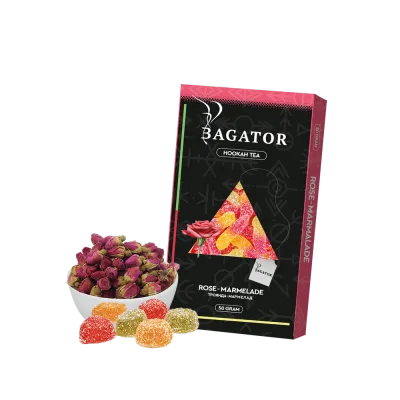 Кальянна чайна суміш Bagator Hookah Tea Rose Marmalade (Роза Мармелад, 50 г)   21186 Фото Інтернет магазина Кальянів - Пахан