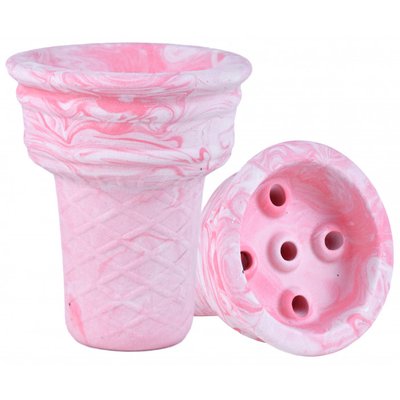 Чаша для кальяну Stealler ICE Cream pink 66687 Фото Інтернет магазина Кальянів - Пахан