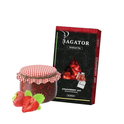 Кальянна чайна суміш Bagator Hookah Tea Strawberry jam (Полуничний Джем, 50 г)   21188 Фото Інтернет магазина Кальянів - Пахан