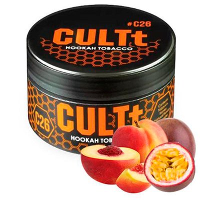 Тютюн CULTt C26 Passion Fruit Peach 100 г 3372 Фото Інтернет магазину Кальянів - Пахан