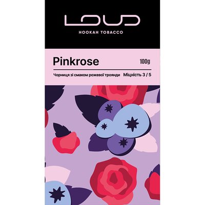 NEW! Тютюн Loud Dark Line Pinkrose (Чорниця, троянда) 100 г 2654 Фото Інтернет магазина Кальянів - Пахан