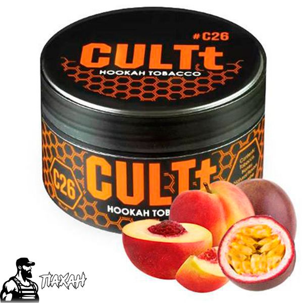 Тютюн CULTt C26 Passion Fruit Peach 100 г 3372 Фото Інтернет магазина Кальянів - Пахан