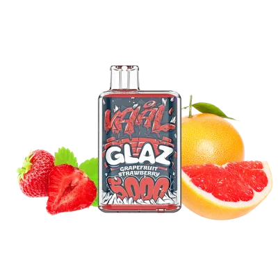 VAAL Glaz 5000 Grapefruit Strawberry (Грейпфрут Полуниця) Одноразовий POD 9015 Фото Інтернет магазина Кальянів - Пахан