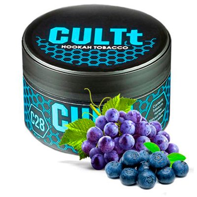 Тютюн CULTt C28 Blueberrie Grapes 100 г 3373 Фото Інтернет магазину Кальянів - Пахан