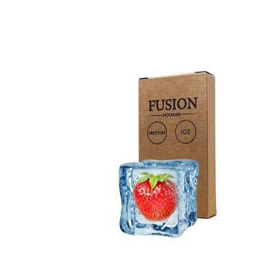 Тютюн Fusion Medium Ice Strawberry (Напівниця Льод, 100 г)   3858 Фото Інтернет магазина Кальянів - Пахан