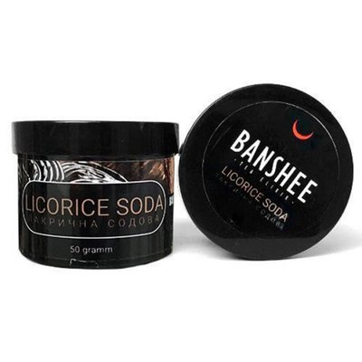 Banshee Dark Line Lacriece soda (Лакрична содова) 50 г 9940 Фото Інтернет магазина Кальянів - Пахан