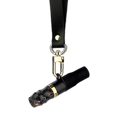 Персональный мундштук Sunpipe Premium Leather Black 45674 Фото Інтернет магазину Кальянів - Пахан