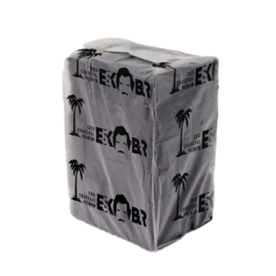 Кокосовый уголь для кальяна Eskobar (1 кг, 72 шт, р25, без коробки) 12356 Фото Інтернет магазину Кальянів - Пахан