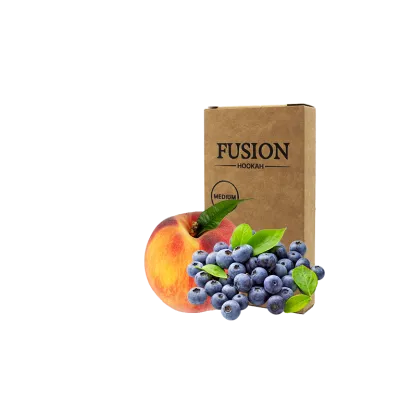 Тютюн Fusion Medium Blueberry Peach (Чорниця Персик, 100 г)   8524 Фото Інтернет магазина Кальянів - Пахан