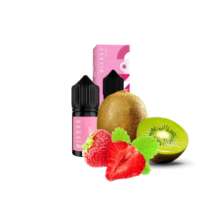 Рідина Mix Bar Salt Kiwi Strawberry (Ківі Полуниця, 65 мг, 30 мл)   21314 Фото Інтернет магазина Кальянів - Пахан