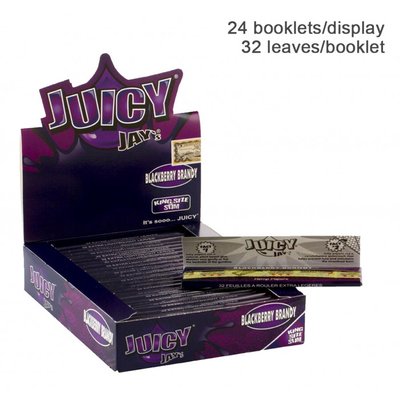 Бумага для самокруток King Size Juicy Jays Blackberry Brandy 54724 Фото Інтернет магазину Кальянів - Пахан