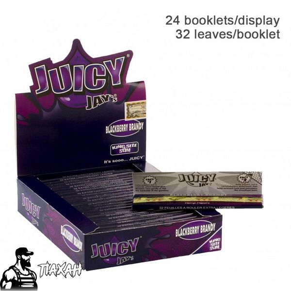 Бумага для самокруток King Size Juicy Jays Blackberry Brandy 54724 Фото Інтернет магазину Кальянів - Пахан