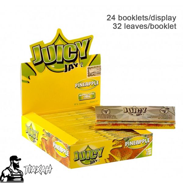 Папір для самокруток King Size Juicy Jays Pineapple 647211 Фото Інтернет магазина Кальянів - Пахан