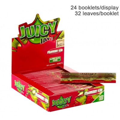 Бумага для самокруток King Size Juicy Jays Strawberry and Kiwi 86884 Фото Інтернет магазину Кальянів - Пахан