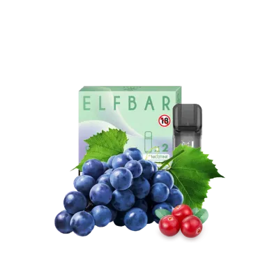 Картридж Elfa Cranberry Grape (Журавлина Виноград) 18225 Фото Інтернет магазина Кальянів - Пахан