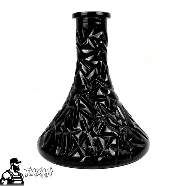 Колба KOHANA Craft Crystal Black 25,5 см 74825048 Фото Інтернет магазину Кальянів - Пахан