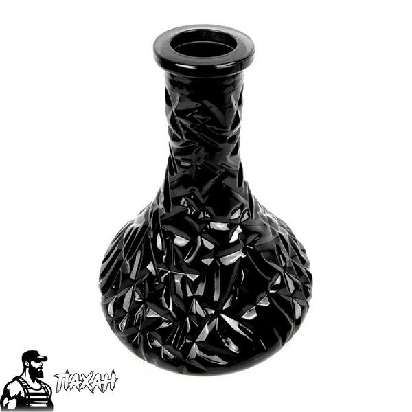 Колба KOHANA Craft Crystal Black 25,5 см 74825048 Фото Інтернет магазина Кальянів - Пахан