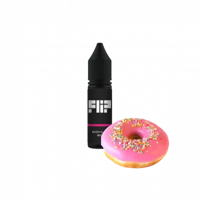 Рідина Flip salt DONUT (Пончик, 50 мг, 15 мл) 1129 Фото Інтернет магазина Кальянів - Пахан